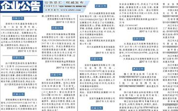 企業轉讓公告